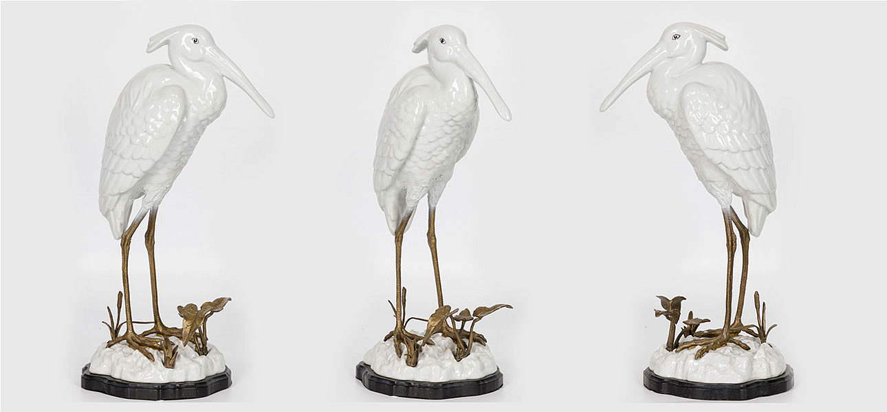 Статуэтка фарфоровая Цапля White heron Статуэтка фарфоровая Цапля White heron - Loft-Concept в Орле