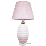 Настольная лампа керамическая Pink lampshade варинант исполнения - 2 | Loft Concept в Орле