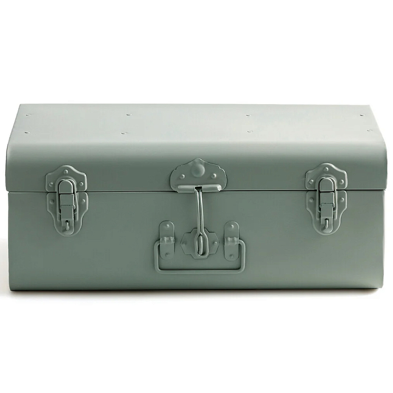 Металлический сундук Metal Chest Green Зеленый шалфей Металлический сундук Metal Chest Green Зеленый шалфей в Орле | Loft Concept