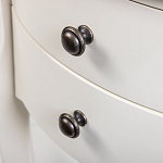 Белая тумба на фигурных ножках Shelby варинант исполнения - 4 | Loft Concept в Орле