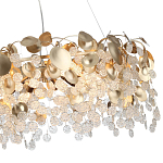 Люстра с декоративными подвесками из прозрачного стекла в форме монеток FAIRYTREE Light варинант исполнения - 11 | Loft Concept в Орле