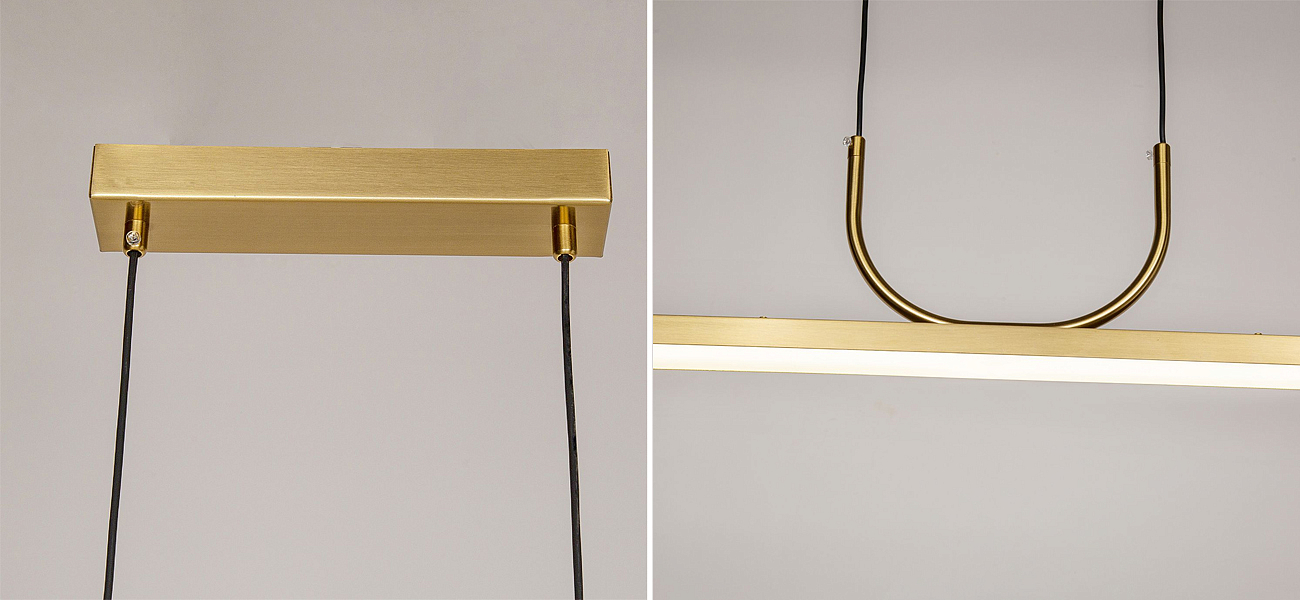 Минималистичная золотая люстра Trumpet tube Минималистичная золотая люстра Trumpet tube - Loft-Concept в Орле