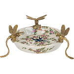 Блюдо фарфоровое Полет стрекоз Jita варинант исполнения - 1 | Loft Concept в Орле