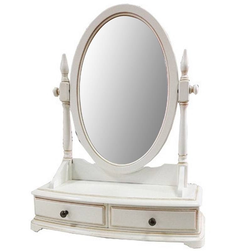 Овальное настольное зеркало из массива дерева Guirlande de Roses Mirror Зеркало ivory ( слоновая кость ) Овальное настольное зеркало из массива дерева Guirlande de Roses Mirror Зеркало ivory ( слоновая кость ) в Орле | Loft Concept