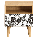 Прикроватная тумба с изображением на ящике Elise Nightstand варинант исполнения - 19 | Loft Concept в Орле