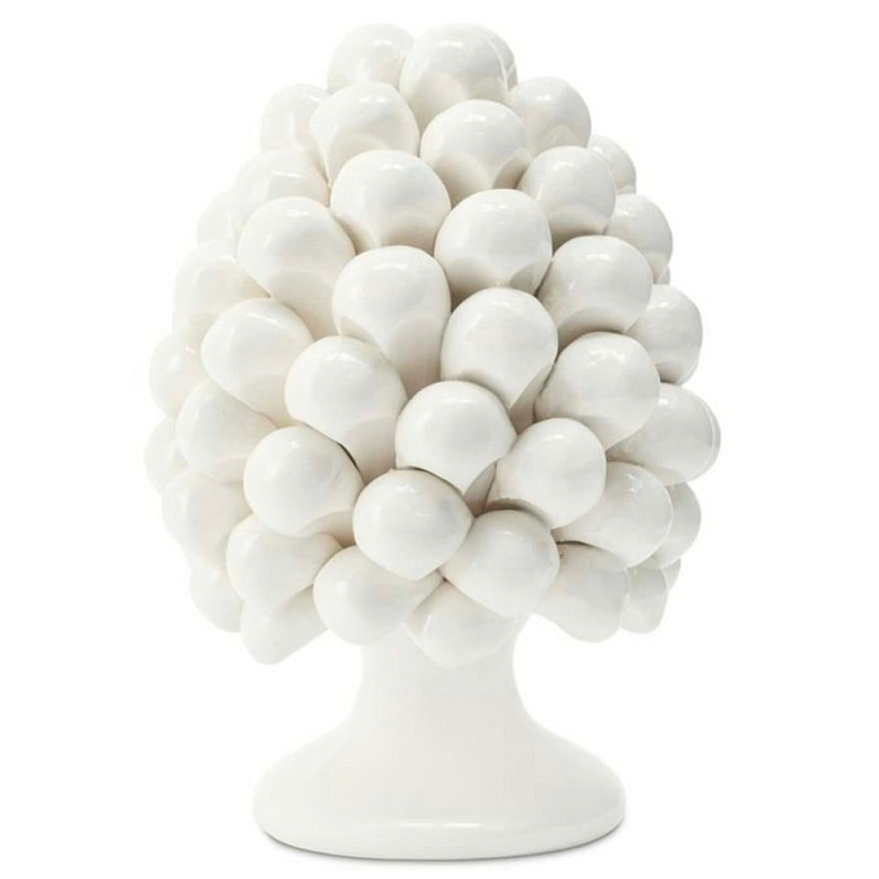Статуэтка Pine Cone H15 Белый Статуэтка Pine Cone H15 Белый в Орле | Loft Concept