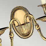 Бра с 2-мя бежевыми абажурами в классическом стиле Hinkley варинант исполнения - 5 | Loft Concept в Орле