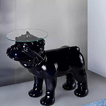 Дизайнерский журнальный стол с основанием в виде собаки Tufetic варинант исполнения - 1 | Loft Concept в Орле