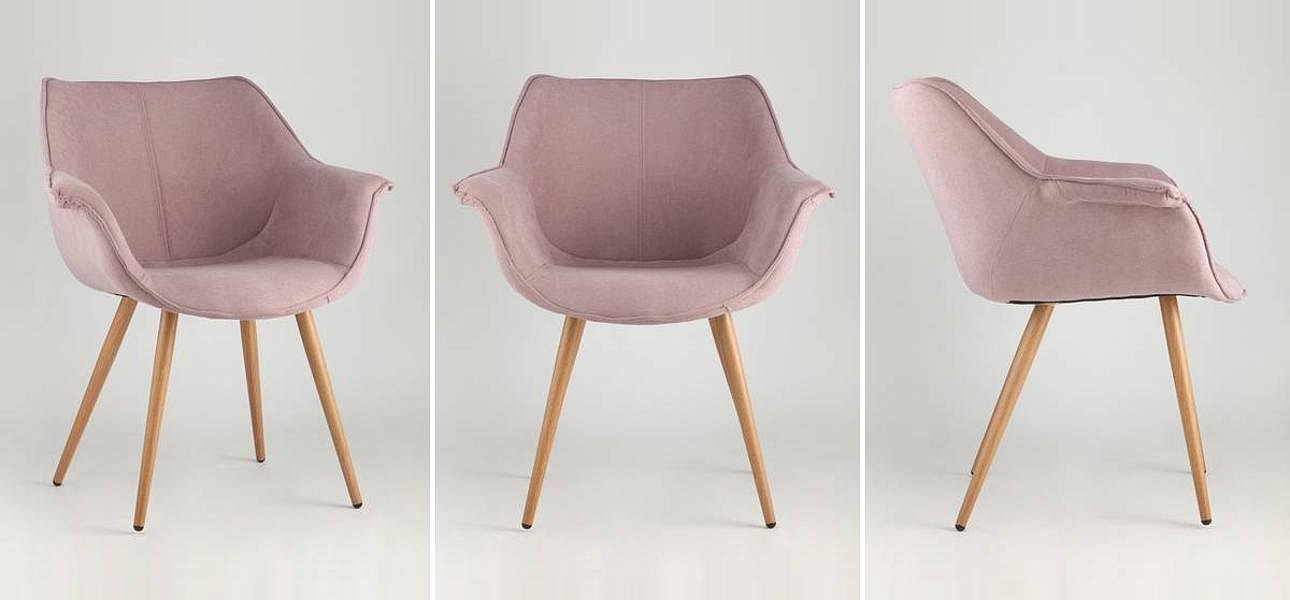 Стул Mason Chair Пыльно-Розовый Ножки светлое дерево Стул Mason Chair Пыльно-Розовый Ножки светлое дерево - Loft-Concept в Орле
