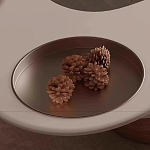 Журнальный столик фигурный со стеклянной столешницей Table Drop варинант исполнения - 6 | Loft Concept в Орле