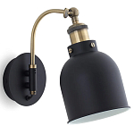 Бра с черным плафоном из металла Roomsy варинант исполнения - 1 | Loft Concept в Орле