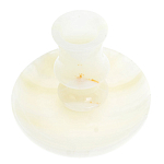 Подсвечник в виде чаши из натурального камня оникс Stone Candlestick варинант исполнения - 2 | Loft Concept в Орле