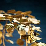 Люстра золотая с декором в виде веток эвкалипта Eucalyptus Branches варинант исполнения - 6 | Loft Concept в Орле