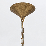 Люстра подвесная с круглыми дисками из серого фактурного стекла с белым матовым шаром внутри Quintiesse варинант исполнения - 4 | Loft Concept в Орле