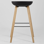 Барный стул на ножках из натурального дерева Boras Black варинант исполнения - 4 | Loft Concept в Орле