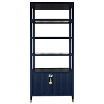 Стеллаж со стеклянными полками Elsa Dreams Blue варинант исполнения - 9 | Loft Concept в Орле