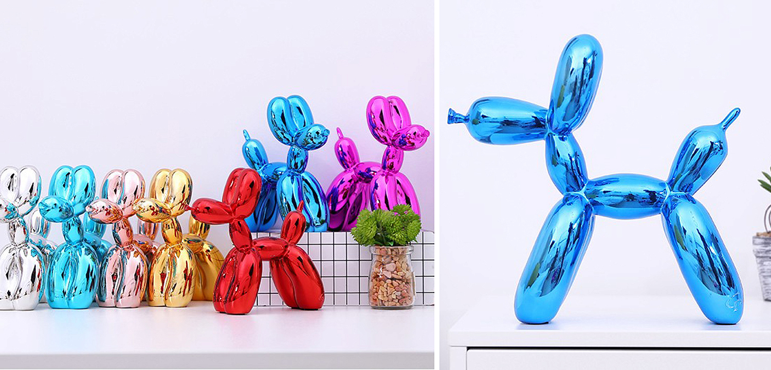 Статуэтка Jeff Koons Balloon Dog medium Blue Статуэтка Jeff Koons Balloon Dog medium Blue - Loft-Concept в Орле