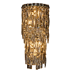 Бра с каскадом из прозрачного хрусталя и корпусом золотого цвета Constant Sparks варинант исполнения - 7 | Loft Concept в Орле