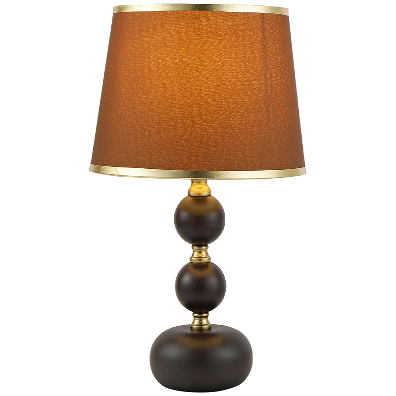 Настольная лампа с абажуром Altera Lampshade Brown Gold Table Lamp Коричневый Золотой Настольная лампа с абажуром Altera Lampshade Brown Gold Table Lamp Коричневый Золотой в Орле | Loft Concept