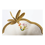 Ваза из фарфора с бронзовой стрекозой  Paradise Dragonfly варинант исполнения - 4 | Loft Concept в Орле