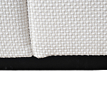 Дизайнерское кресло мягкое с обивкой из рогожки кремового цвета Decoration of Everything варинант исполнения - 3 | Loft Concept в Орле