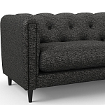 Мебельная ткань Шенилл темно-серый цвет 138 см T4-40 варинант исполнения - 4 | Loft Concept в Орле