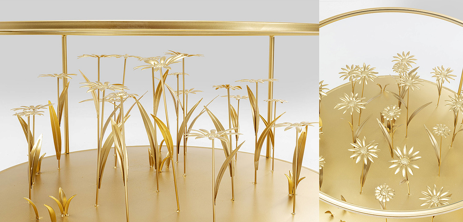 Кофейный стол Golden Flowers Кофейный стол Golden Flowers - Loft-Concept в Орле