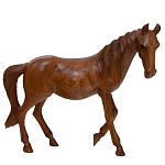 Статуэтка из дерева суар дикая лошадь Wild Horses варинант исполнения - 3 | Loft Concept в Орле