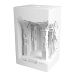 Встраиваемый в стену гипсовый светильник под покраску с колоннами и арками в античном стиле Antiquity Athena варинант исполнения - 2 | Loft Concept в Орле