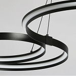 Люстра подвесная светодиодная в виде волнообразной ленты Ribbon Vortex варинант исполнения - 11 | Loft Concept в Орле