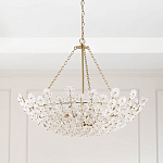 Люстра декорированная цветами из стекла Lightness of Flowers варинант исполнения - 2 | Loft Concept в Орле