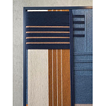 Панно из шнура Синяя геометрическая абстракция wall panel line Blue варинант исполнения - 3 | Loft Concept в Орле