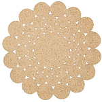 Ковер круглый с джутовой основой Round tourniquet варинант исполнения - 1 | Loft Concept в Орле