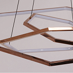 Люстра с 3-мя подвесами в виде шестиугольников Hexagon Horizontal варинант исполнения - 4 | Loft Concept в Орле