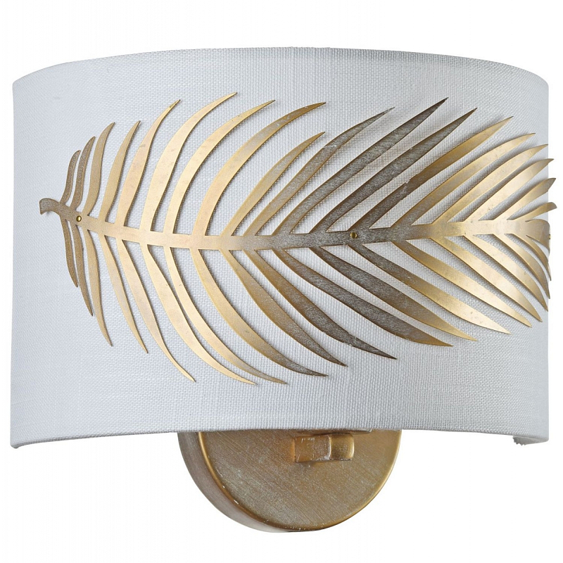 Бра Golden Feather Sconces Золотой Белый Бра Golden Feather Sconces Золотой Белый в Орле | Loft Concept