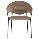 Коричневый стул с обивкой из искусственной замши Alexis варинант исполнения - 2 | Loft Concept в Орле