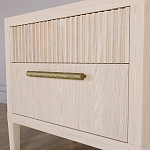 Прикроватная Тумбочка Primo с двумя ящиками Светлый дуб варинант исполнения - 4 | Loft Concept в Орле