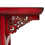 Деревянная консоль в китайском стиле с 2-мя ящиками с резным декором красная Yan Chinese Console Table варинант исполнения - 3 | Loft Concept в Орле