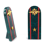 Сувенир Погон МВД из натурального камня змеевик Souvenir Epaulets варинант исполнения - 5 | Loft Concept в Орле