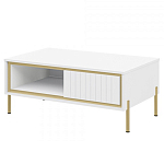 Стол журнальный белый глянцевый Antique Order варинант исполнения - 1 | Loft Concept в Орле