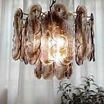 Люстра из круглых стеклянных элементов Vienna варинант исполнения - 6 | Loft Concept в Орле