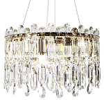 Круглая люстра с хрустальными подвесками Roul Crystal Round Chandelier варинант исполнения - 3 | Loft Concept в Орле