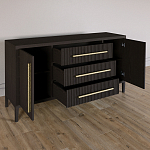 Буфет Primo с тремя ящиками и двумя фасадами Темный орех варинант исполнения - 5 | Loft Concept в Орле