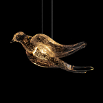 Подвесной светильник с прозрачной стеклянной птичкой Serip Voa варинант исполнения - 7 | Loft Concept в Орле