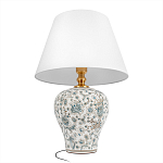 Настольная лампа с цветочной росписью Lamp Flower Painting варинант исполнения - 3 | Loft Concept в Орле