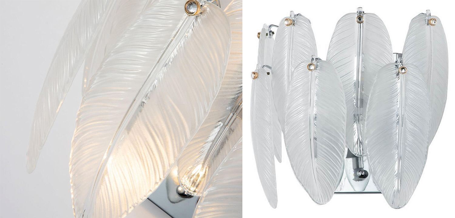 Бра Bud Petals Wall Lamp Chrome Бра Bud Petals Wall Lamp Chrome - Loft-Concept в Орле