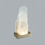 Настольная лампа с белыми вертикальными элементами Alabaster Totem   варинант исполнения - 6 | Loft Concept в Орле