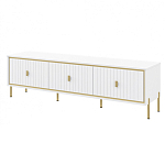 ТВ-тумба белая с тремя ящиками Antique Order варинант исполнения - 1 | Loft Concept в Орле