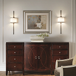 Бра вертикальное с белым полукруглым плафоном и длинным стержнем L Kichler варинант исполнения - 2 | Loft Concept в Орле