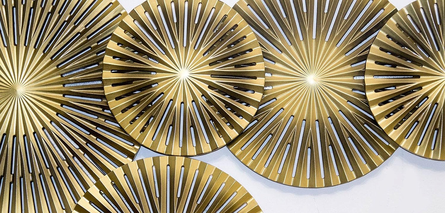 Арт-объект Apollo Brown and Gold Wall Plaque Disc gap 5 Арт-объект Apollo Brown and Gold Wall Plaque Disc gap 5 - Loft-Concept в Орле